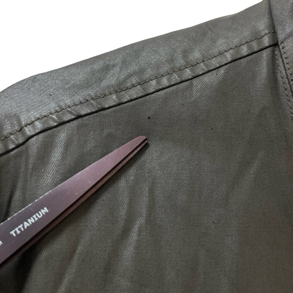 John Varvatos Collection Kara‎ Cotton Full Zip Jacket EU 50 US L Teakwood READ - Picture 15 of 15